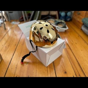 Bobbin Mirror Mirror Helmet, Gold - Brand New